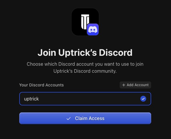 Claim Discord role